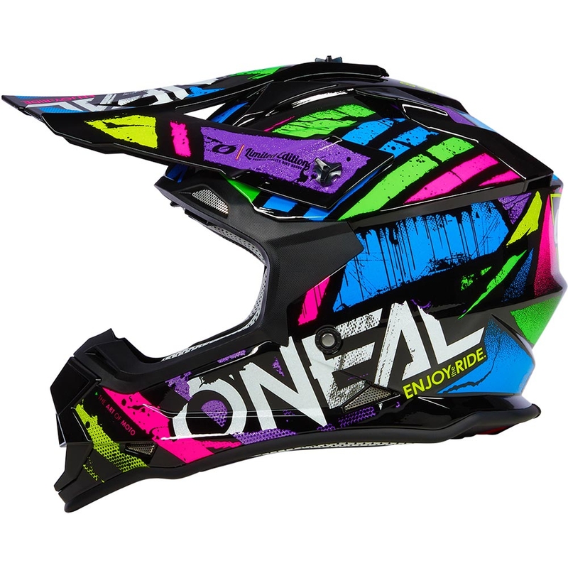 O'Neal 2SRS Glitch Motocross-Helm, mehrfarbig