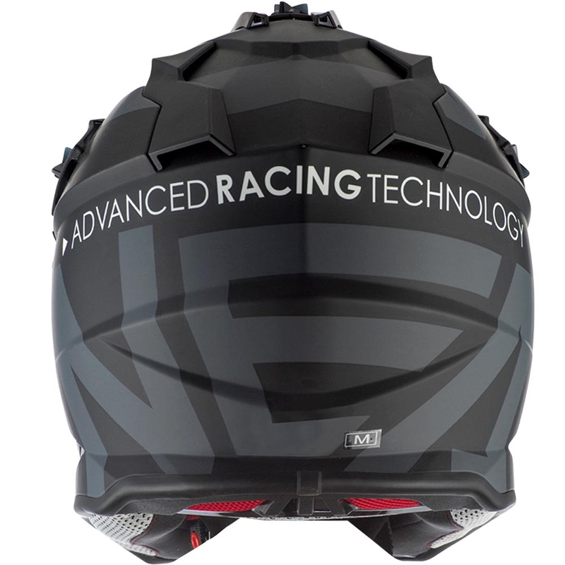 Motocross-Helm O'Neal 2SRS Slick schwarz-grau