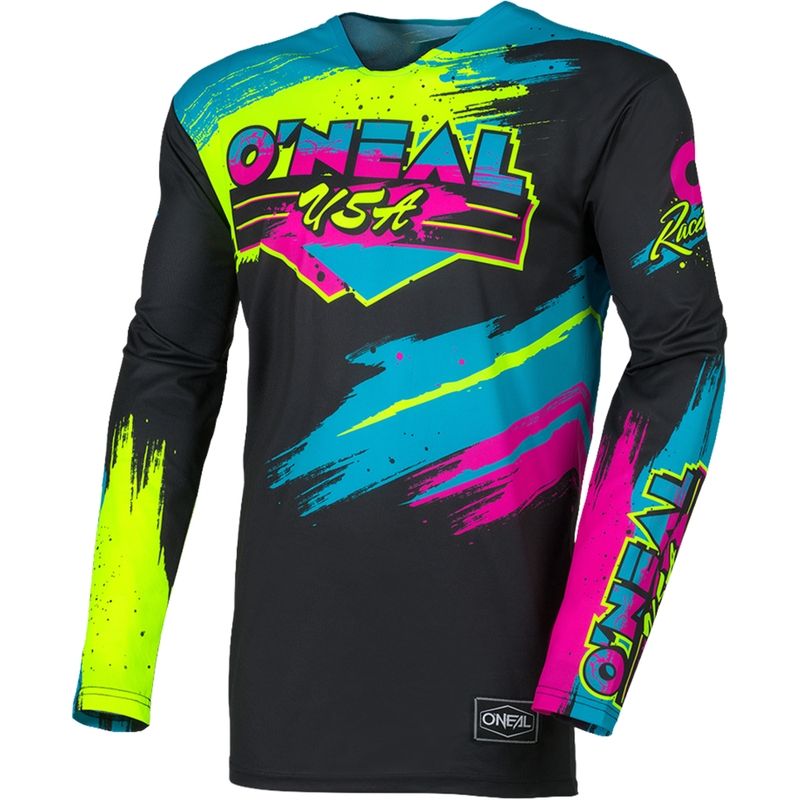 O'Neal Mayhem Reseda Motocross-Trikot, schwarz-fluoreszierend gelb