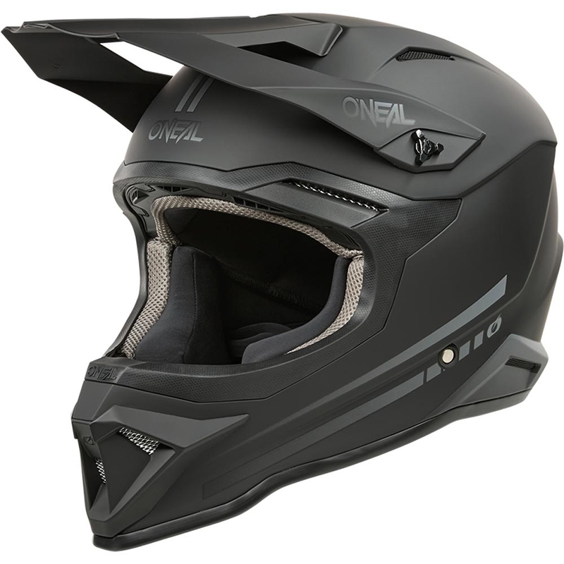 Motocross-Helm O'Neal 1SRS Solid matt schwarz