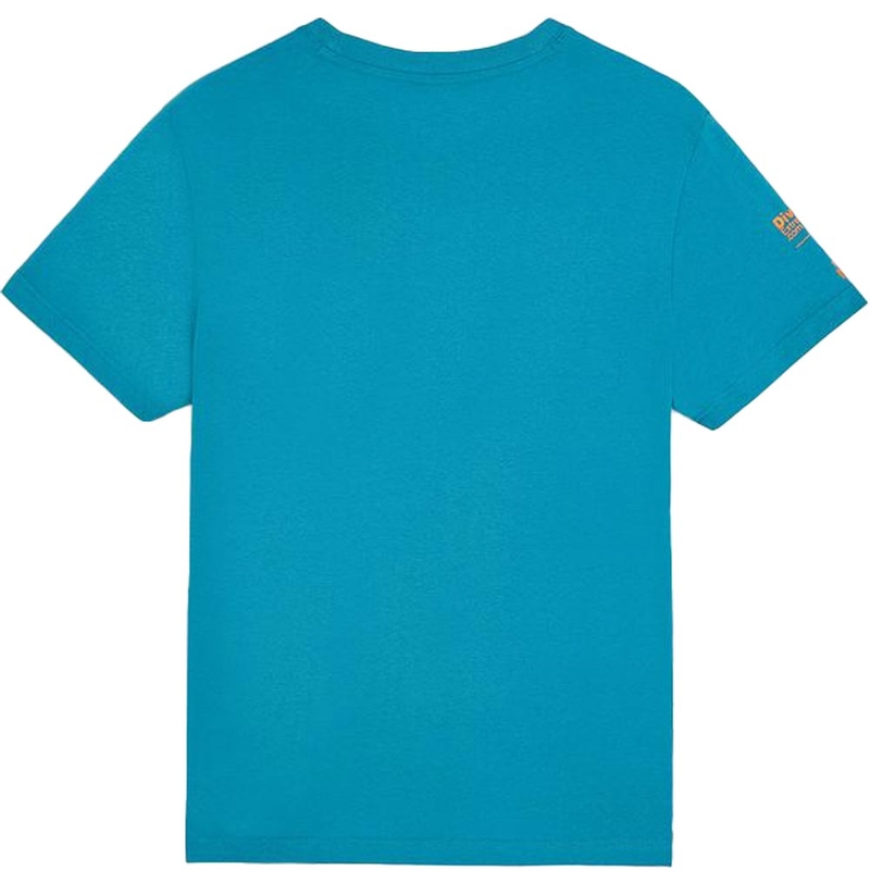 Dakar-Karten-T-Shirt blau