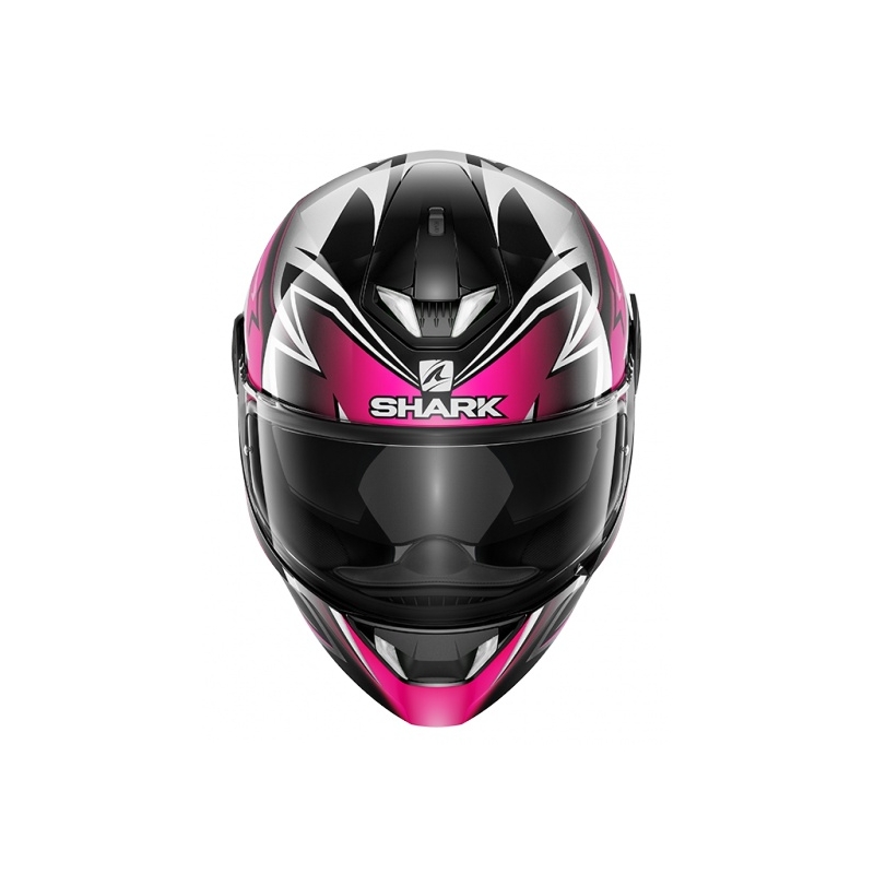 Integralhelm SHARK SKWAL 2 Oliveira schwarz-weiß-rosa