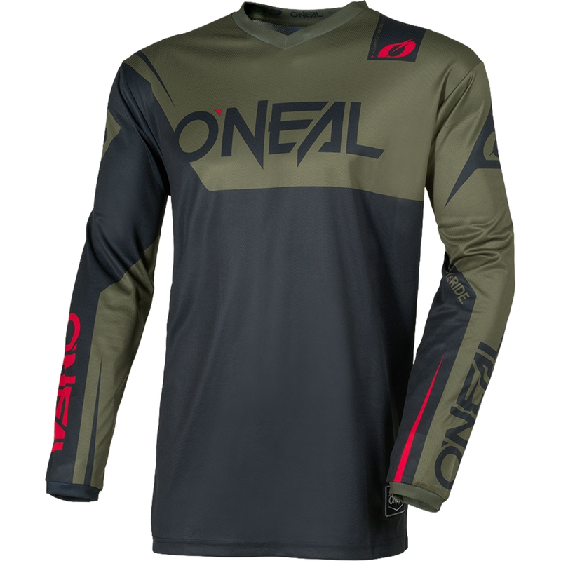 O'Neal Element Racewear Motocross-Trikot schwarz-oliv
