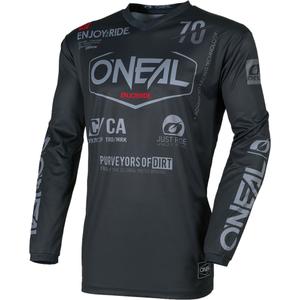 O'Neal Element Brand Motocross-Trikot schwarz-grau