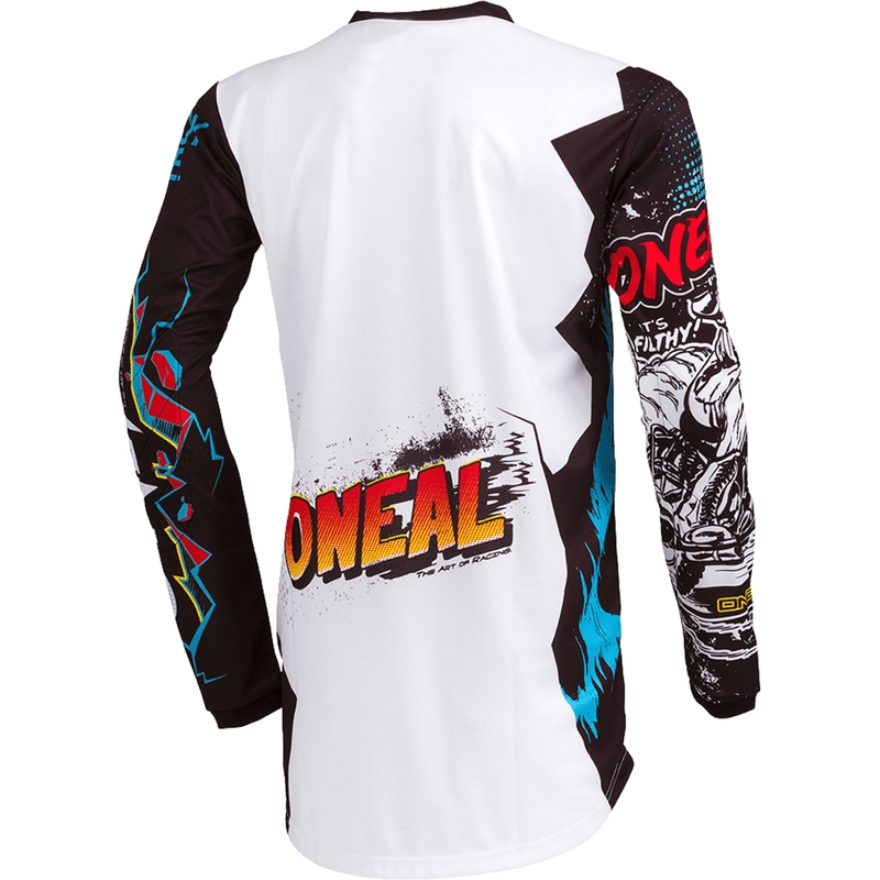 O'Neal Element Villain Motocross-Trikot weiß