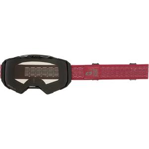 Motocross-Brille O´Neal B-22 Static rot (graues Plexiglas)