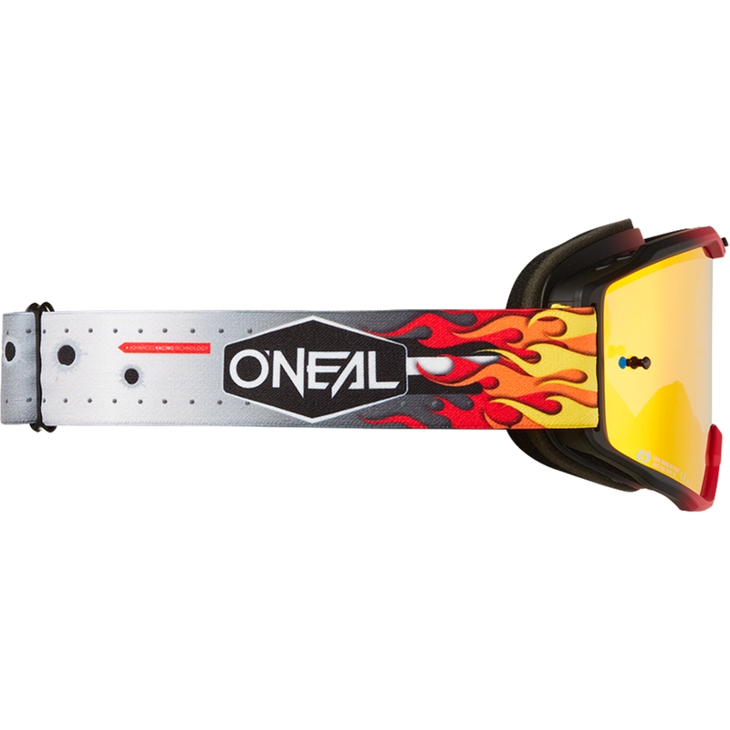 Motocross-Brille O´Neal B-10 HR mehrfarbig (iridiumrotes Plexiglas)