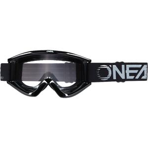 Motocross-Brille O´Neal B-Zero schwarz (klares Plexiglas)