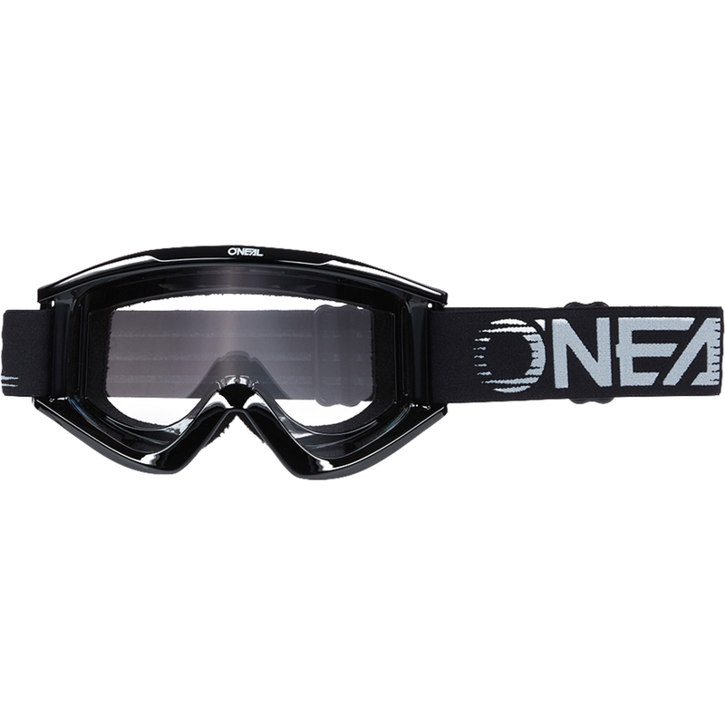 Motocross-Brille O´Neal B-Zero schwarz (klares Plexiglas)