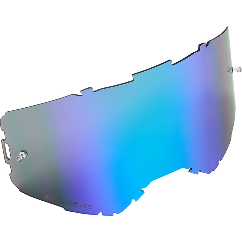 Visier für Motocross-Brillen O´Neal B-22, B-33, blau, Iridium