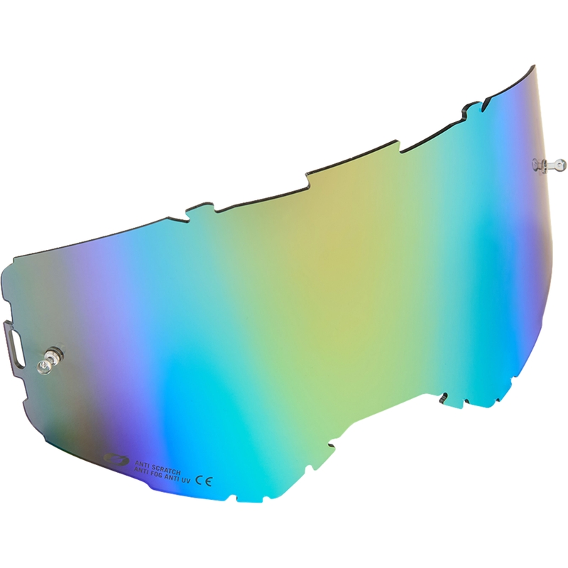 Plexiglas für Motocross-Brillen O´Neal B-22, B-33 Gold-Iridium