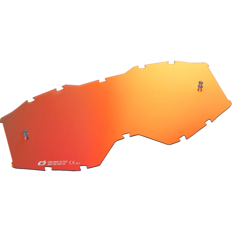 Visier für Motocross-Brille O´Neal B-10 rot
