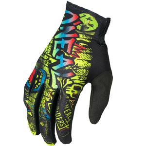 O'Neal Matrix Rancid Kinder-Motocrosshandschuhe Schwarz-Fluorogelb