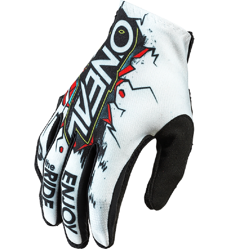O'Neal Matrix Villain Kinder-Motocross-Handschuhe Weiß