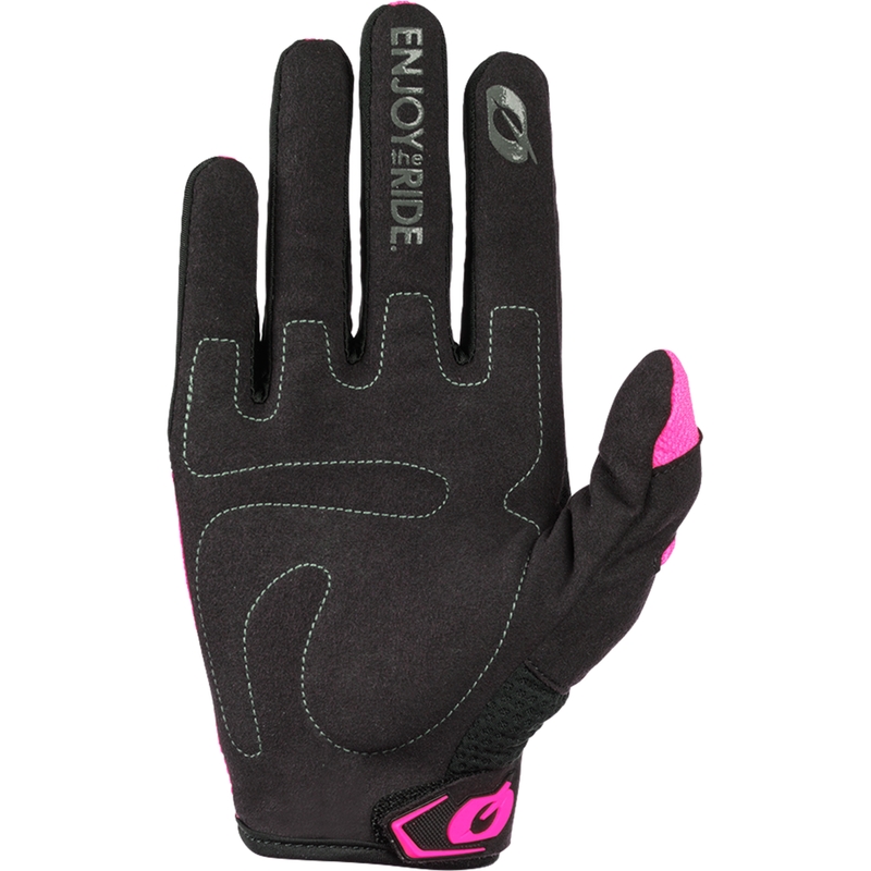 Damen-Motocrosshandschuhe O´Neal Element Racewear schwarz-pink