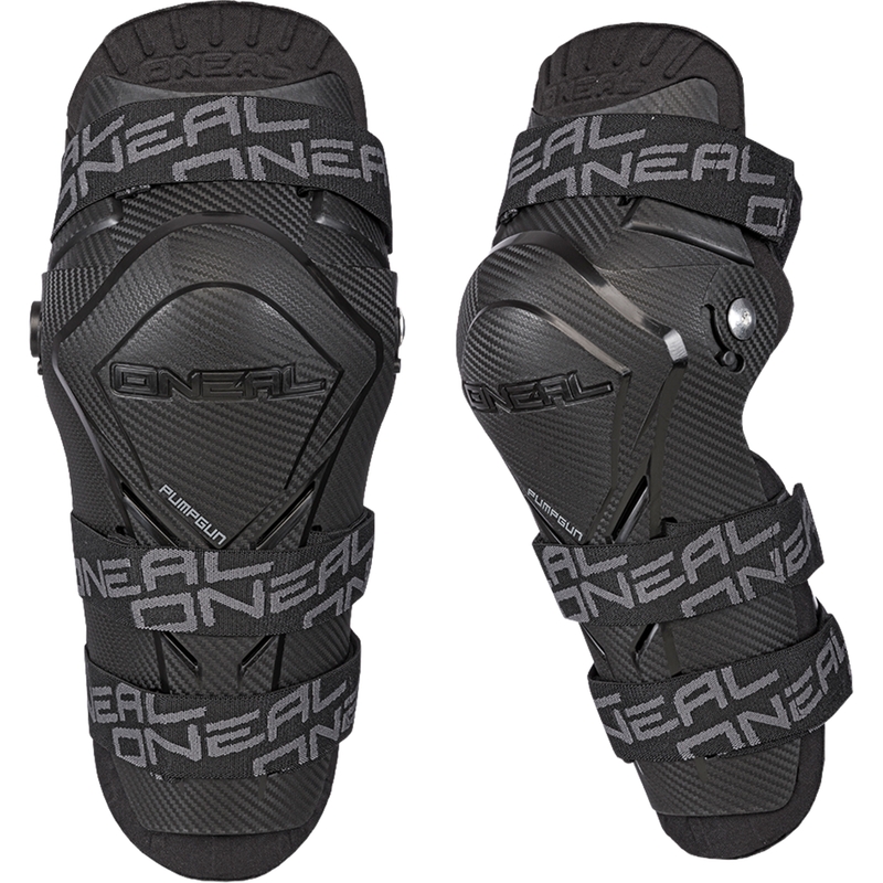 O´Neal PUMPBUN MX Knieschoner in Carbon-Optik, Schwarz