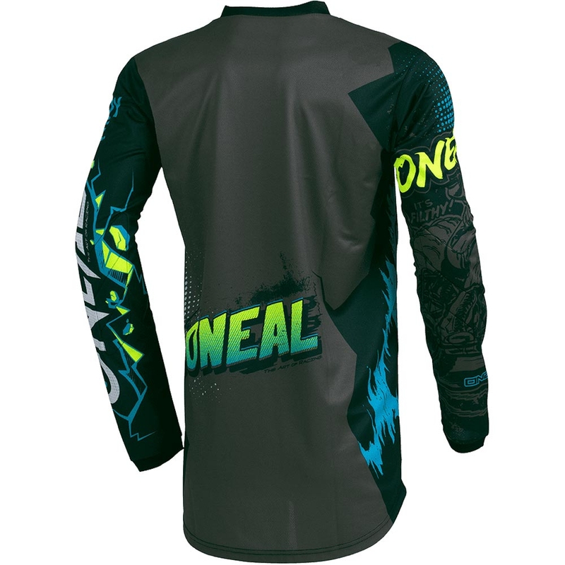 O'Neal Element Villain Kinder-Motocross-Trikot Grau