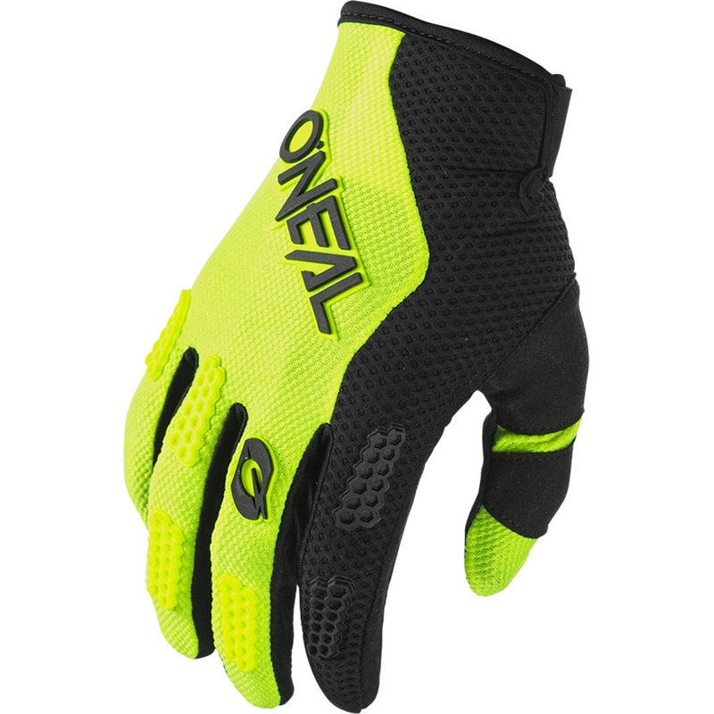 O´Neal Element Racewear Kinder-Motocross-Handschuhe Schwarz-Fluoreszierendes Gelb