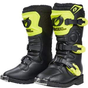 O'Neal Rider PRO Kinder-Motocrossstiefel Schwarz-Fluoreszierendes Gelb