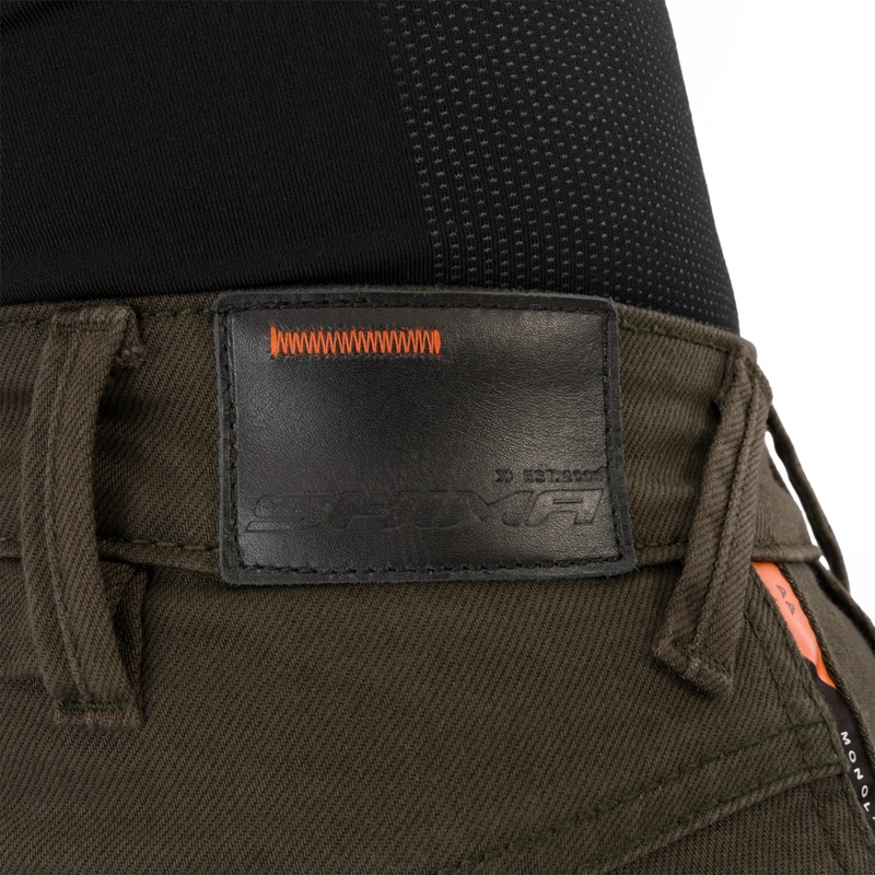 Shima Recon Damen-Motorradjeans grün