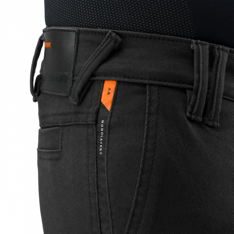 Shima Recon verlängerte Motorradhose schwarz
