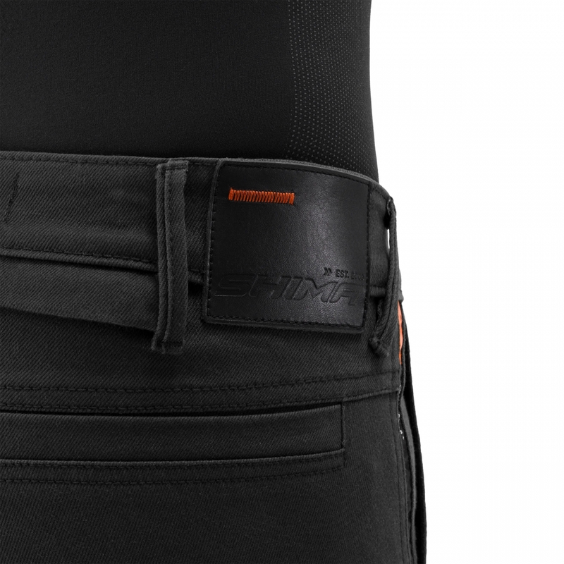 Shima Recon verlängerte Motorradhose schwarz