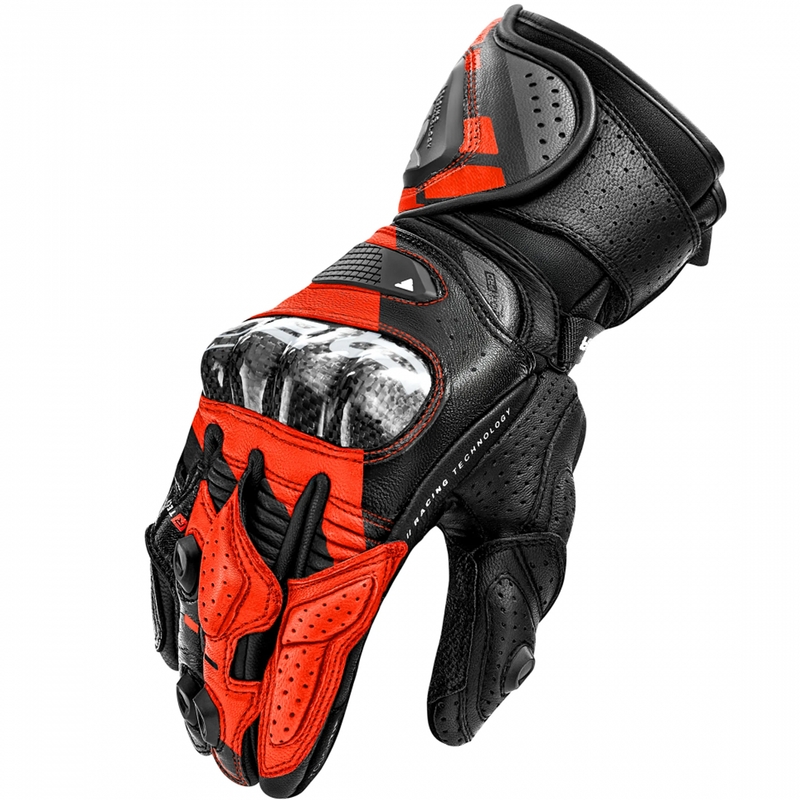 Motorradhandschuhe Shima RS-3 fluoreszierend rot