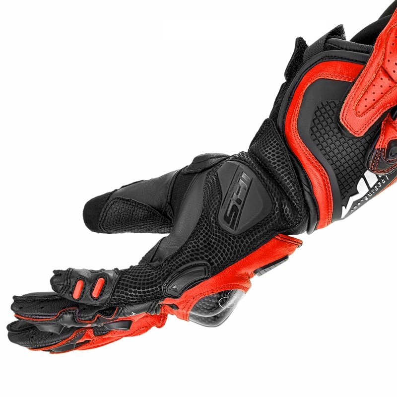 Motorradhandschuhe Shima RS-3 fluoreszierend rot