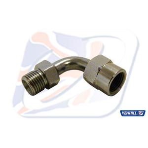 Swivel joint Venhill POWERHOSEPLUS E690 90 deg 1/8 TH BSP Chrom