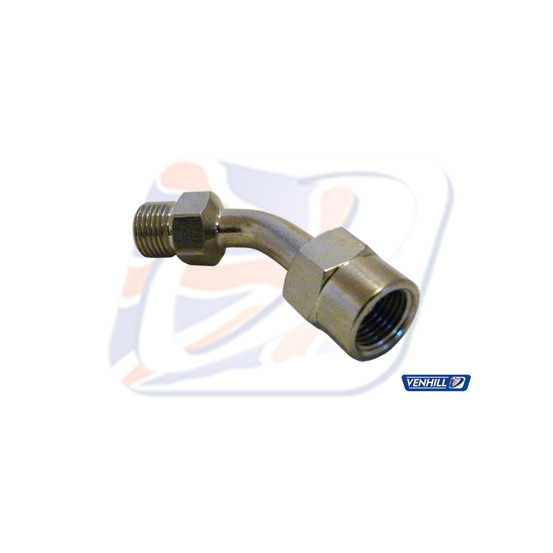 Swivel joint Venhill POWERHOSEPLUS 45 deg 1/8TH BSP Chrom