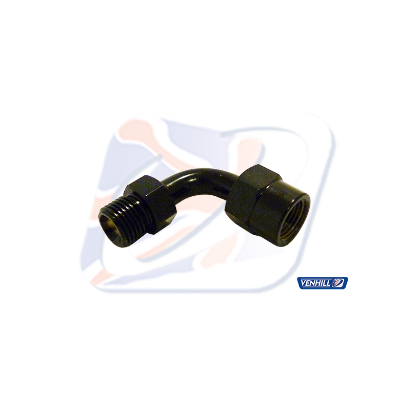 Swivel joint Venhill 90DEG 1/8TH BSP schwarz
