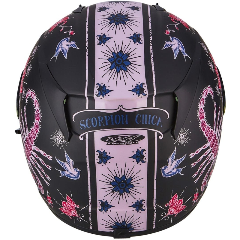 Integralhelm Scorpion EXO-390 Chica schwarz-rosa
