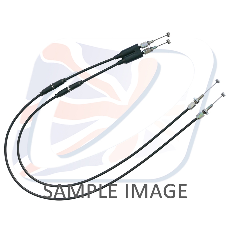 Throttle cables (pair) Venhill featherlight schwarz