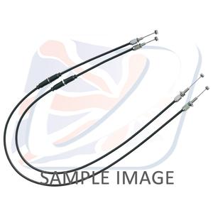 Throttle cables (pair) Venhill H02-4-042-BK featherlight schwarz