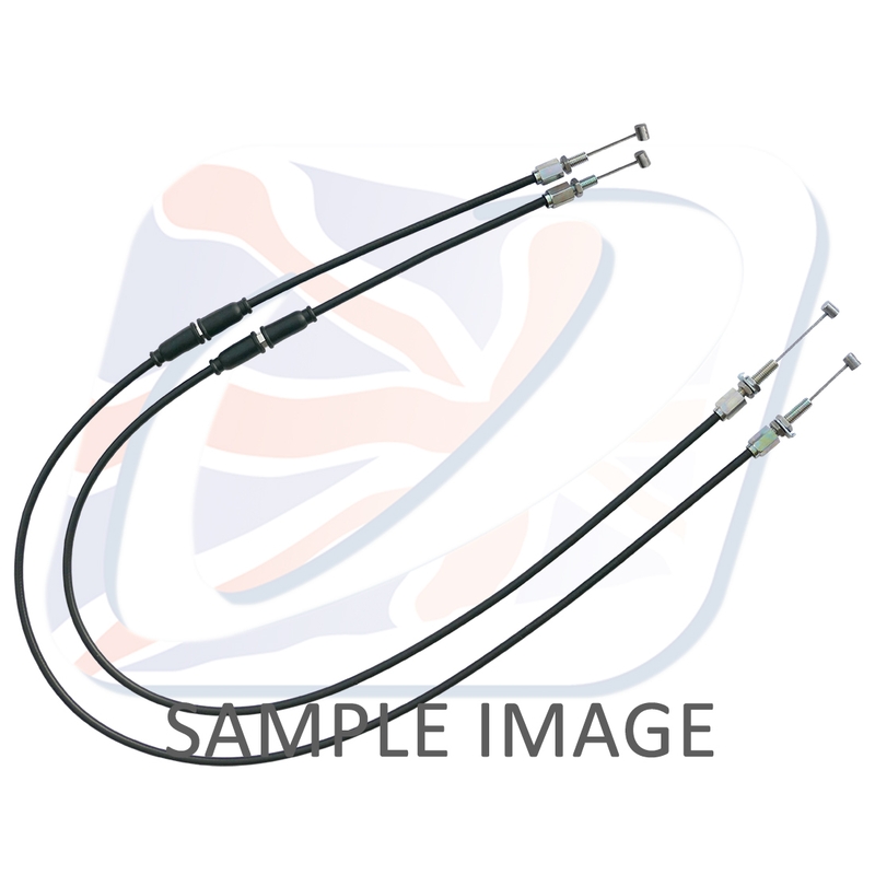 Throttle cables (pair) Venhill featherlight schwarz