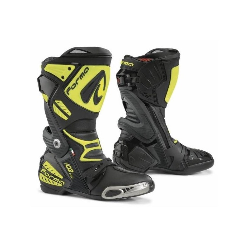 Motorradstiefel Forma Ice Pro schwarz-fluo gelb - Klasse II