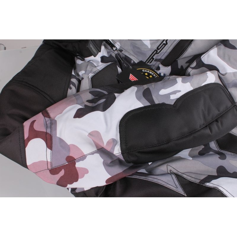 Motorradjacke RSA Camuflage grau - Qualität II