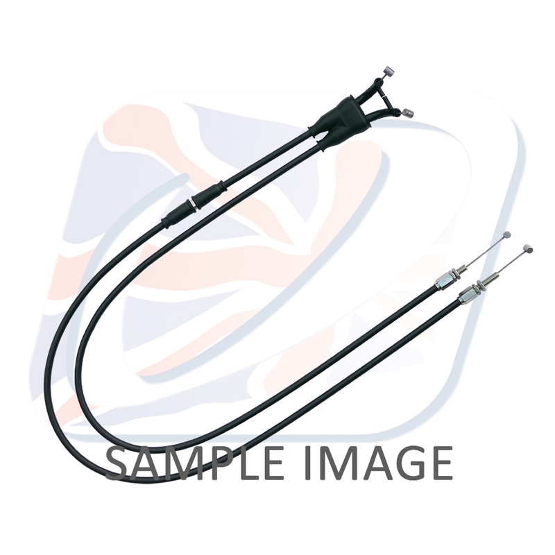 Throttle cables (pair) Venhill featherlight schwarz für TRIUMPH Bonneville T100 865 2008-2016