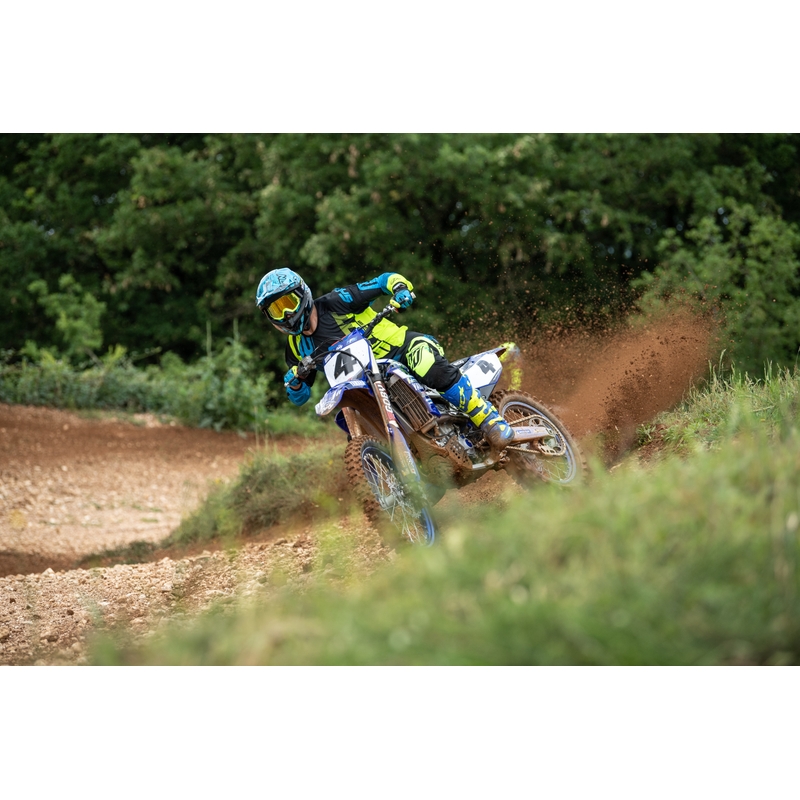 Motocross Trikot Shot DEVO Ultimate blau-fluo gelb Ausverkauf
