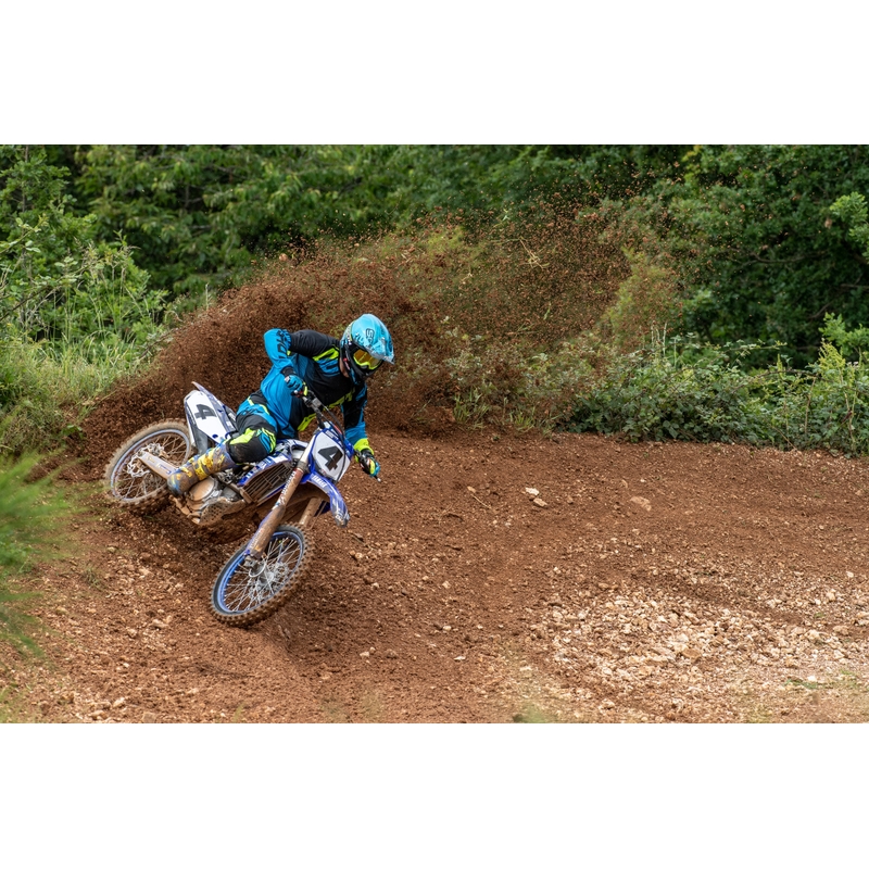 Motocross Trikot Shot DEVO Ultimate blau-fluo gelb Ausverkauf