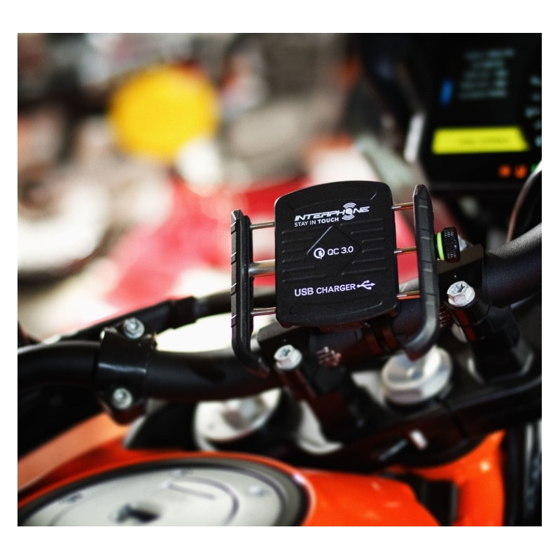 Universal Interphone Motocrab-Halterung mit USB-Anschluss