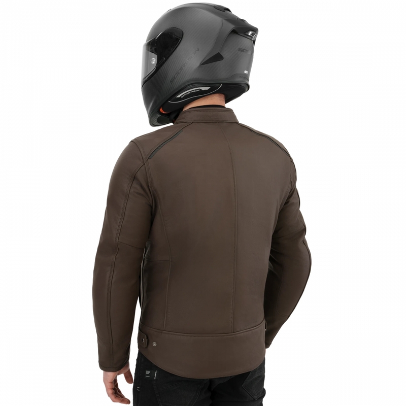 Shima Hunter 3.0 Leder-Motorradjacke braun