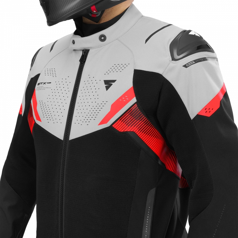 Shima STX Air Motorradjacke grau-rot