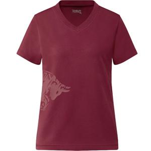 Red Bull Racing Boost Damen-T-Shirt, dunkelrot