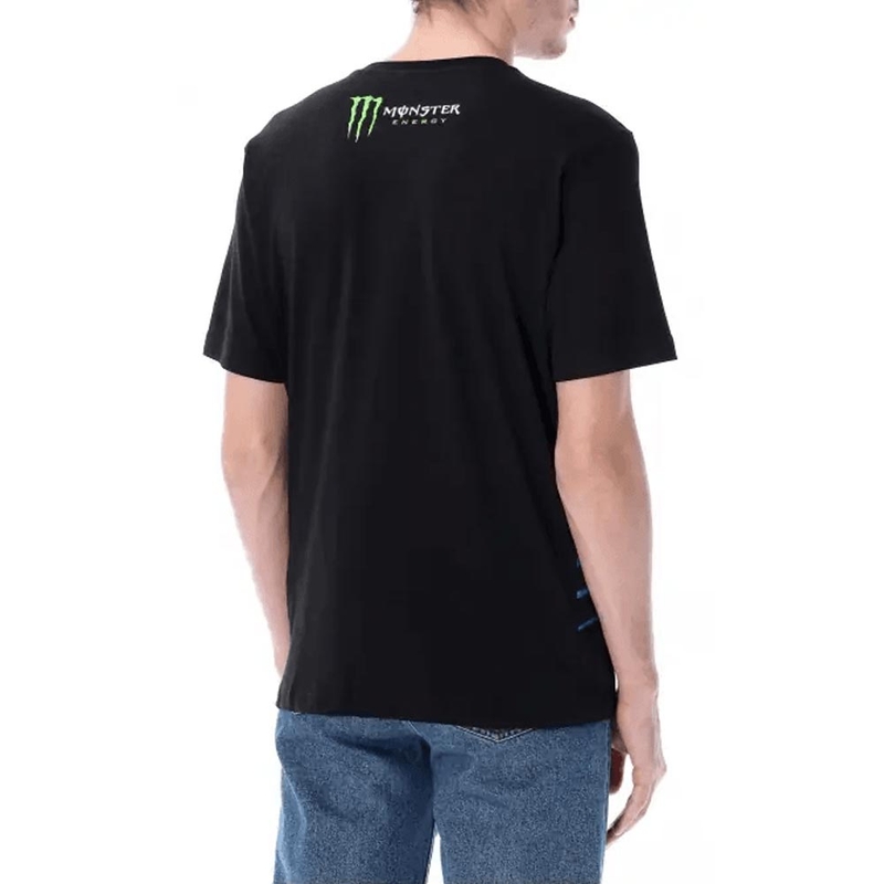 Fabio Quartararo Monster Energy Logo T-Shirt schwarz