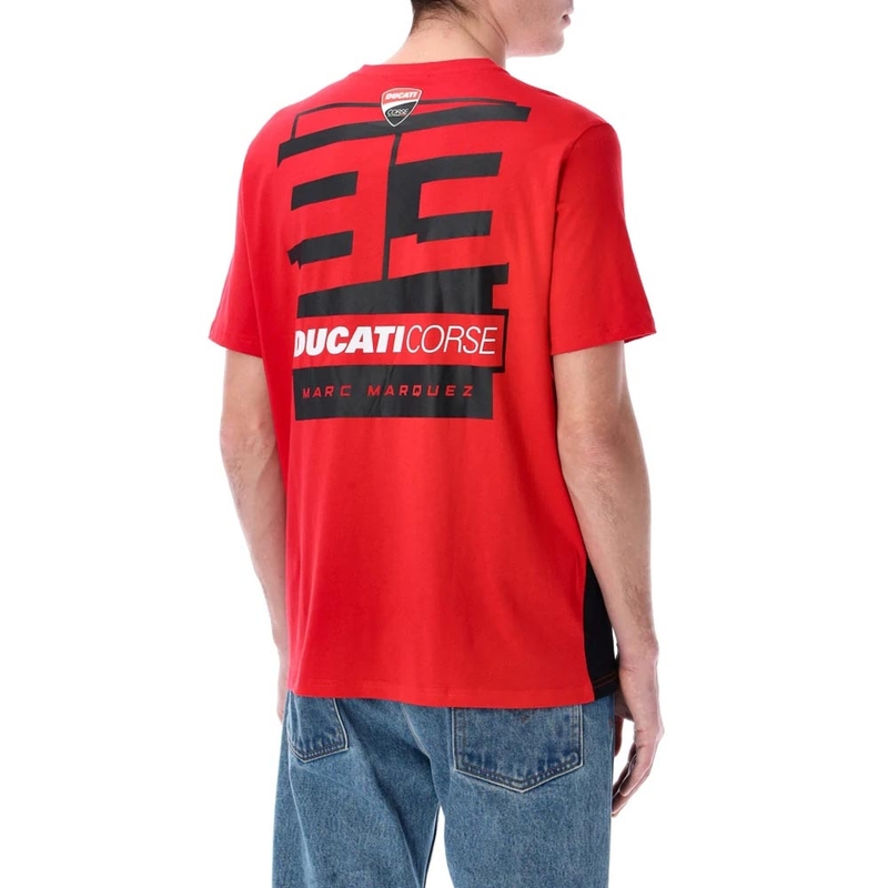 Ducati Corse Marc Marquez T-Shirt mit Logo, rot