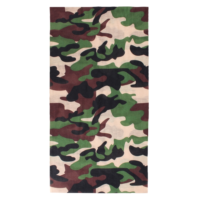 Multifunktionaler Motorradschal RSA Camo grün