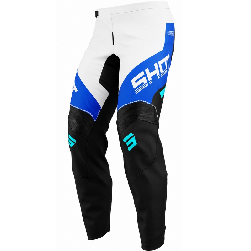 Shot Draw Struck Kinder-Motocrosshose Blau