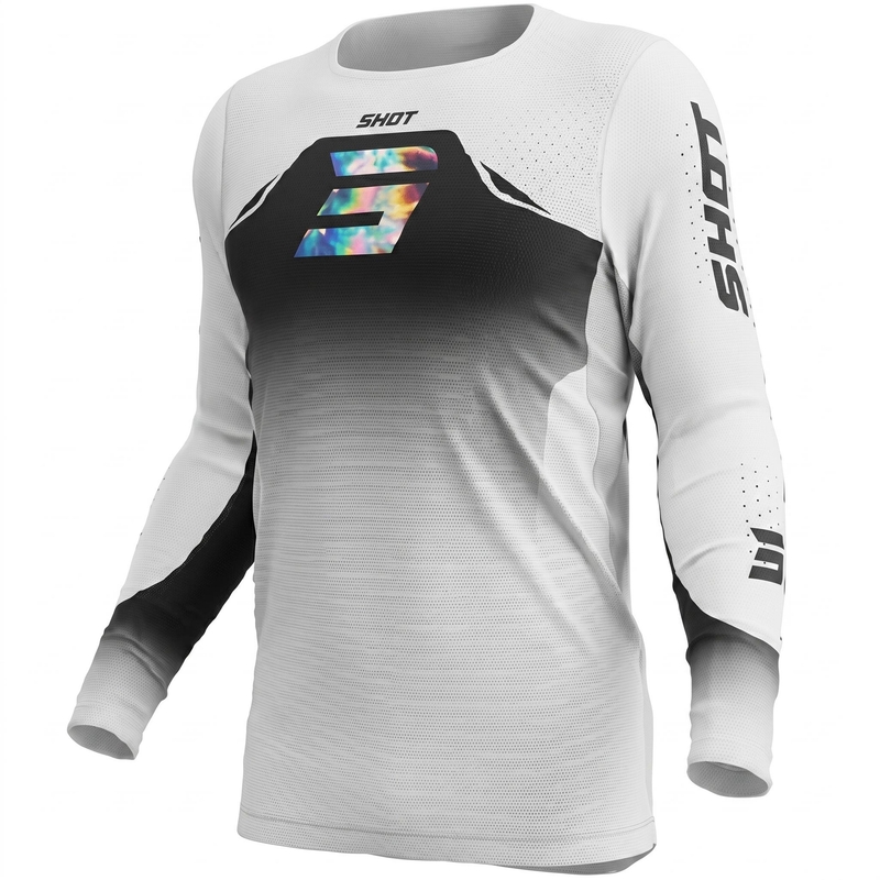 Shot Aerolite Phase Motocross-Trikot weiß