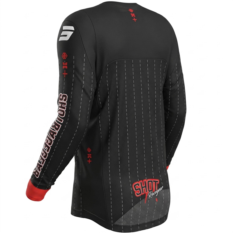 Shot Contact Dawg Motocross-Trikot schwarz